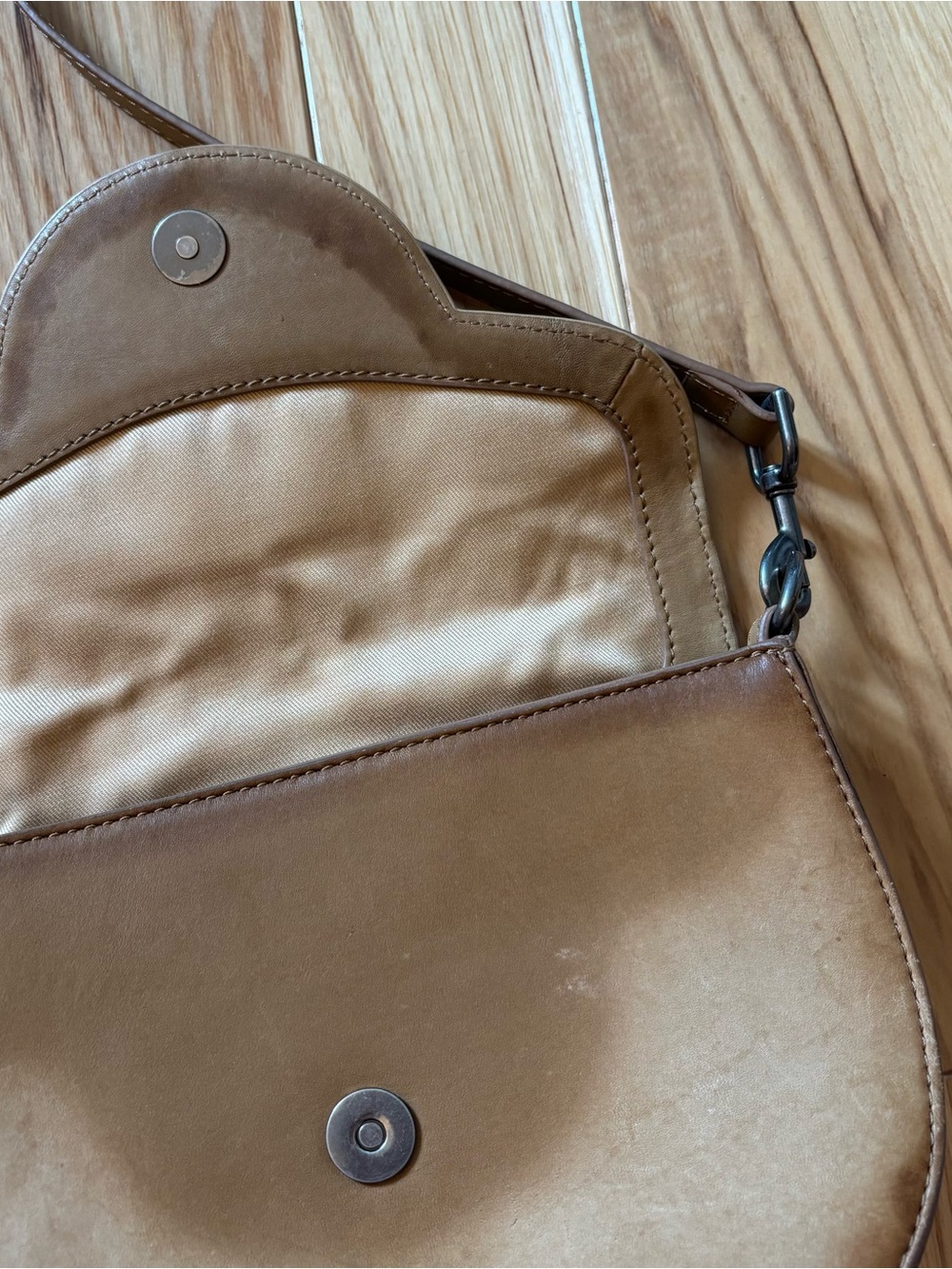 Lucky Brand Sedona Leather Suede Accent Bag - Picture 10 of 12